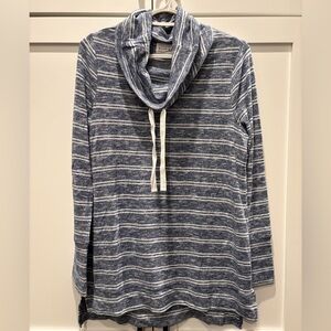 Blue Striped Women's Sweater